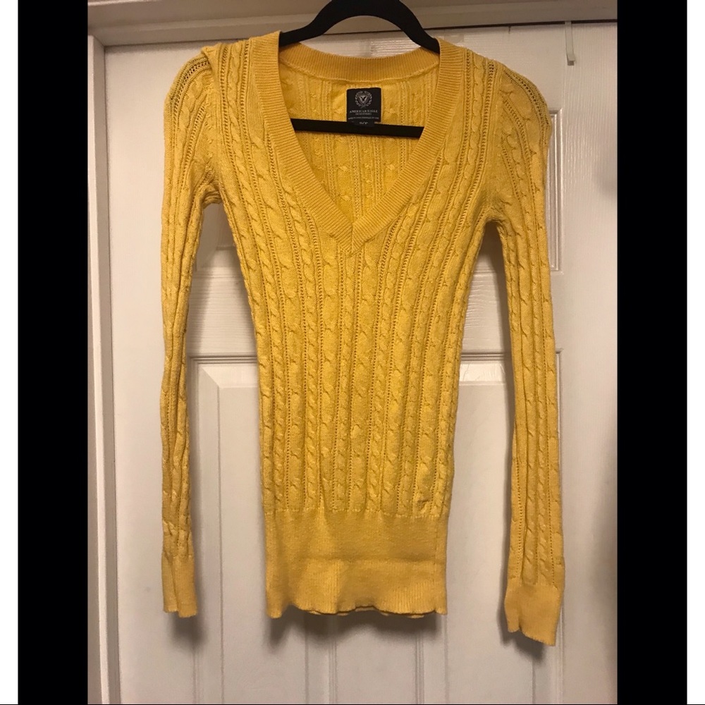 American Eagle Cable Knit Sweater